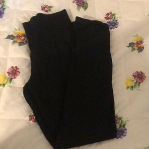 Black casual pants